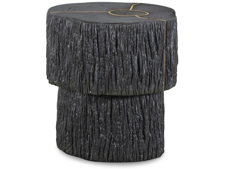 Century Furniture Elan Petrified Wood Accent Table - Dark SF6317-V1