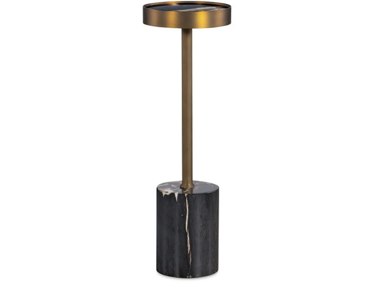 Century Furniture Acme Petrified Wood Drinks Table - Dark/Light SF6320-V1