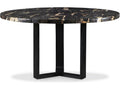 Century Furniture Andreas Round Petrified Wood Dining Table - Dark SFA-6371-V1