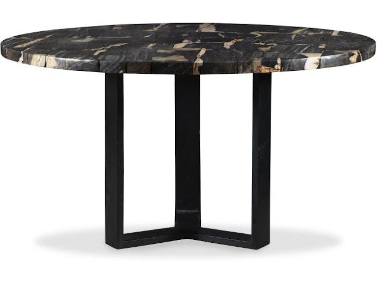 Century Furniture Andreas Round Petrified Wood Dining Table - Dark SFA-6371-V1