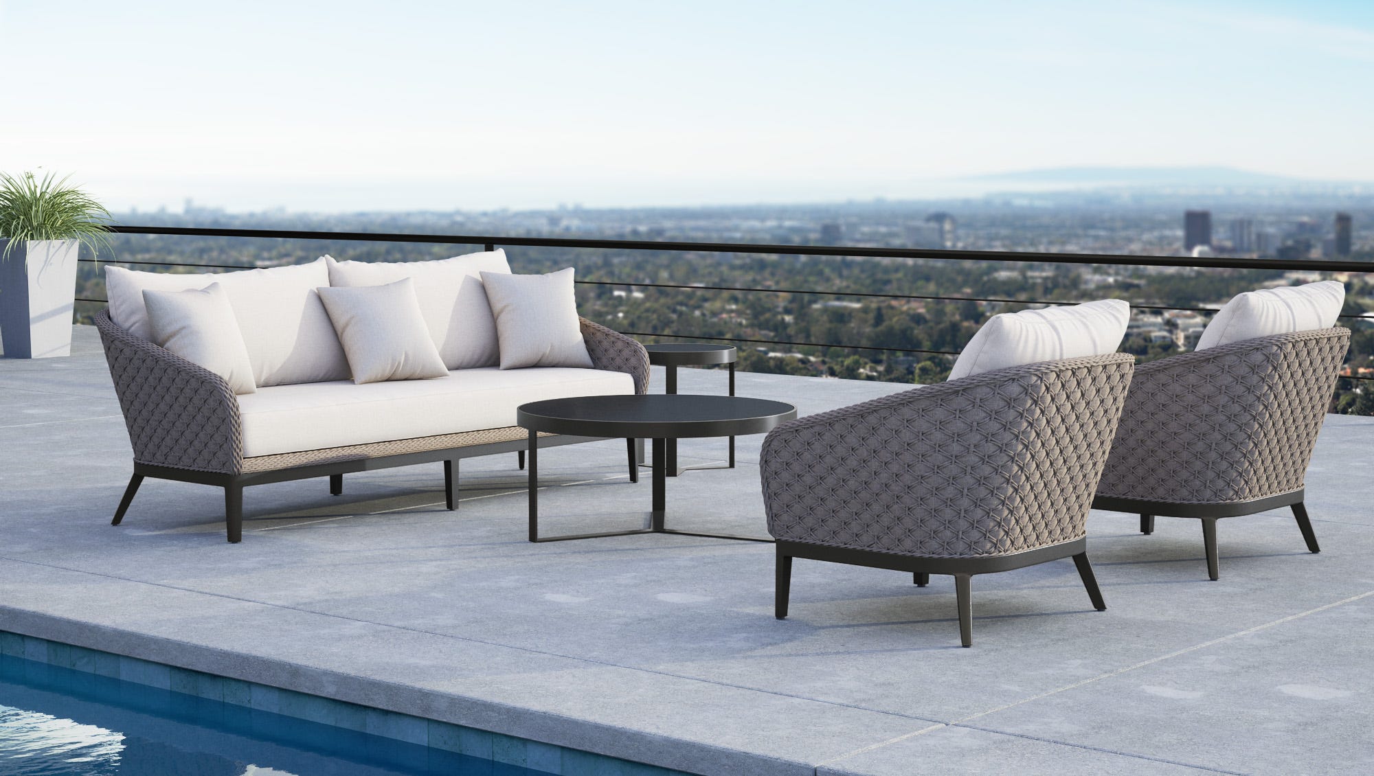Marbella Sofa in Echo Ash