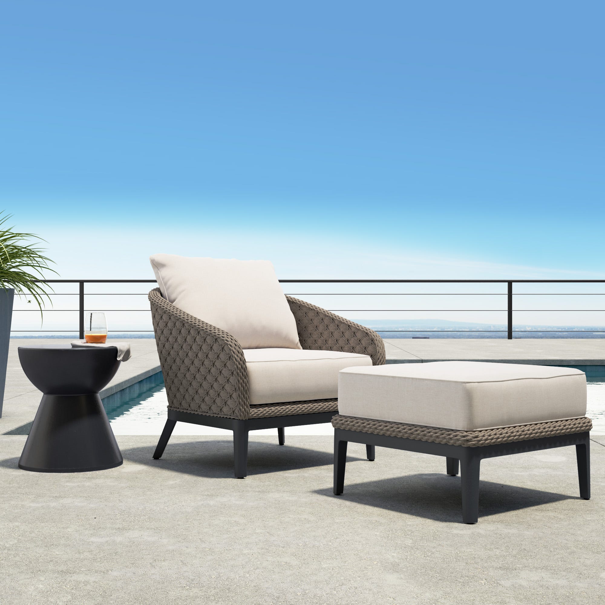 Marbella Club Chair in Echo Ash