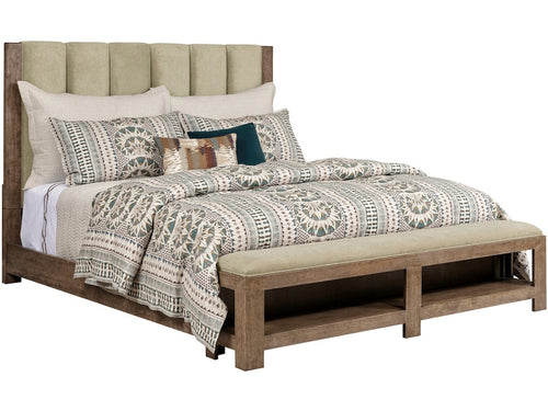 American Drew Meadowood Uph Queen Bed Complete 010-333R