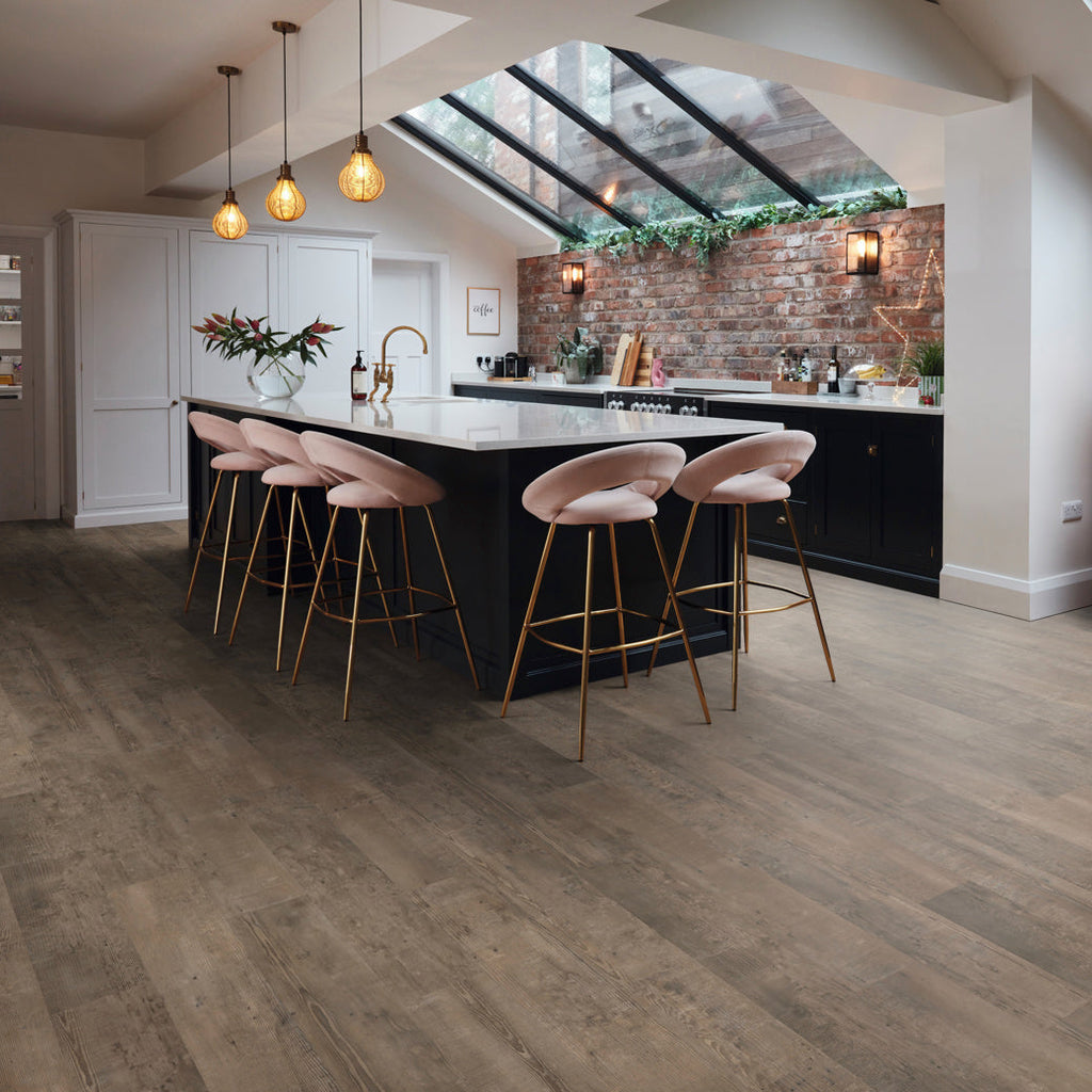 Karndean Luxury Vinyl Van Gogh Smoked School Cedar