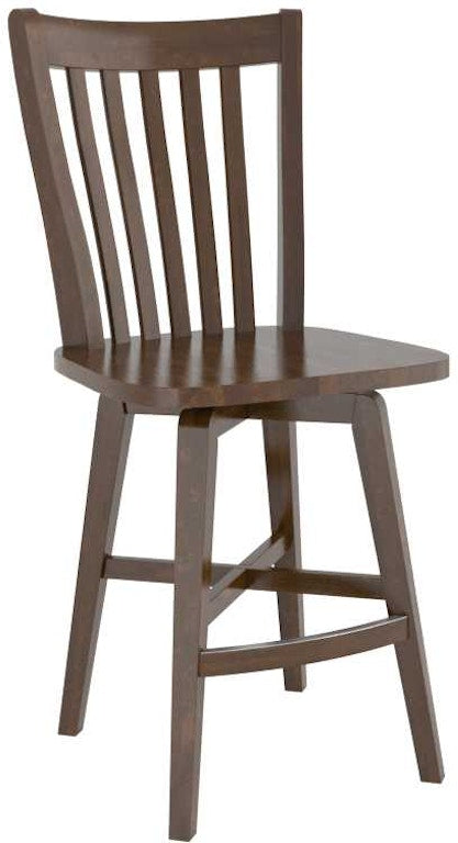 Canadel Wood Fixed Stool SNF071191919M24