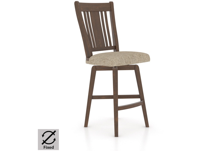 Canadel Upholstered Fixed Stool SNF072507U19M24