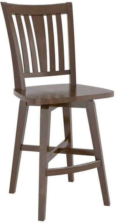 Canadel Wood Fixed Stool SNF073511919M24