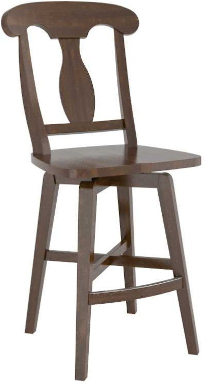 Canadel Wood Fixed Stool SNF076001919M24