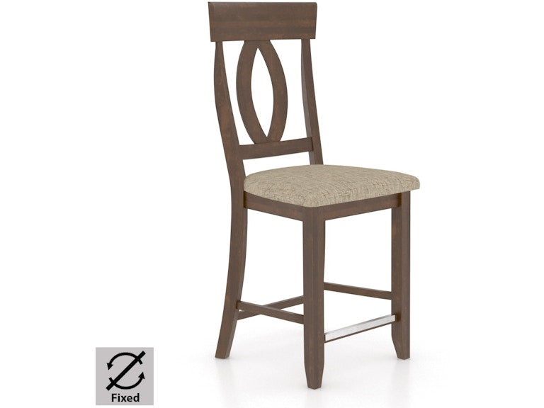 Canadel Upholstered Fixed Stool SNF081007U19M24