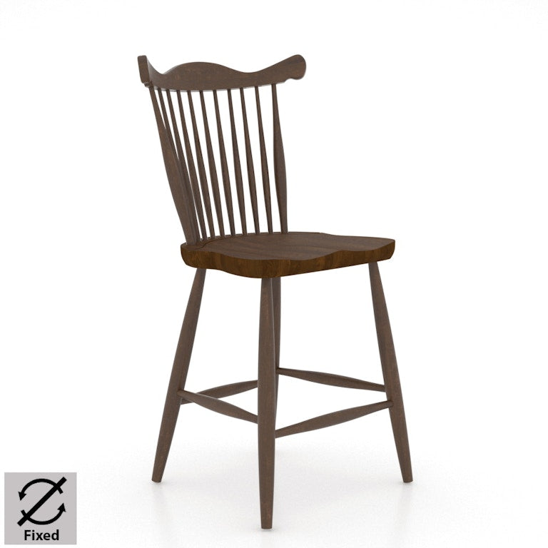 Canadel Wood Fixed Stool SNF081621919M24