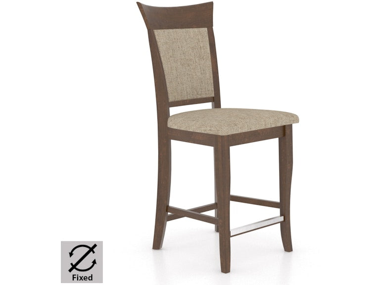 Canadel Upholstered Fixed Stool SNF082747U19M24