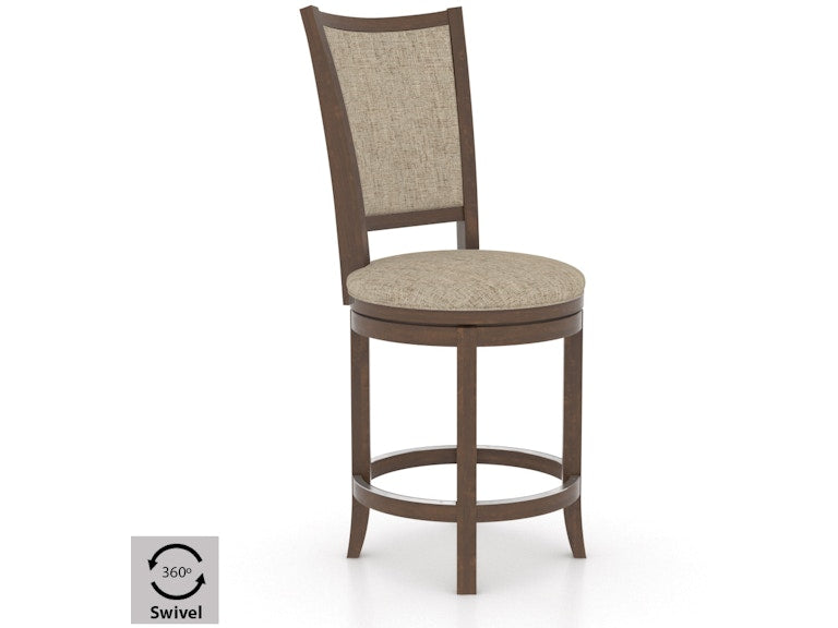 Canadel Upholstered Swivel Stool SNS080037U19M24