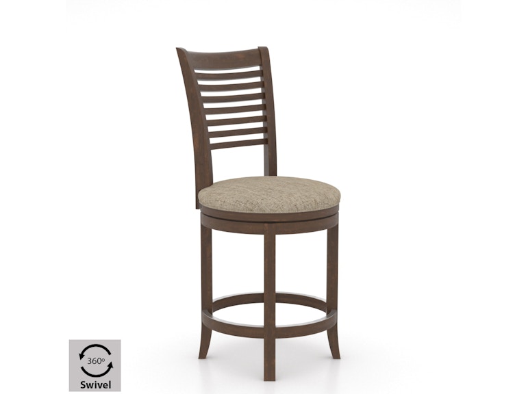 Canadel Upholstered Swivel Stool SNS082297U19M24