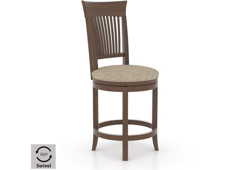 Canadel Upholstered Swivel Stool SNS082707U19M24