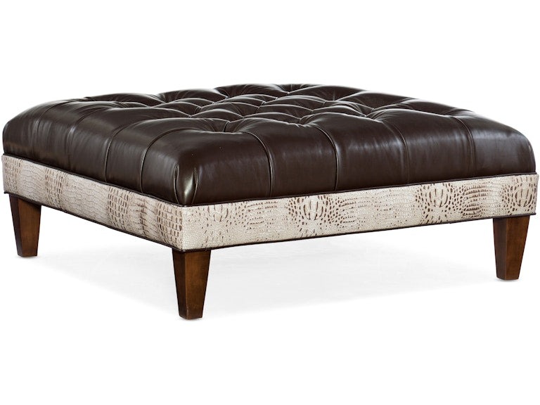 Bradington Young XL Fair-N-Square Tufted Square Ottoman 807-SQ