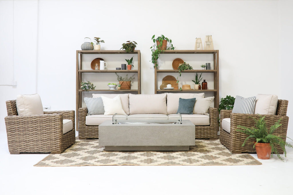 Coastal Teak X Bookcase