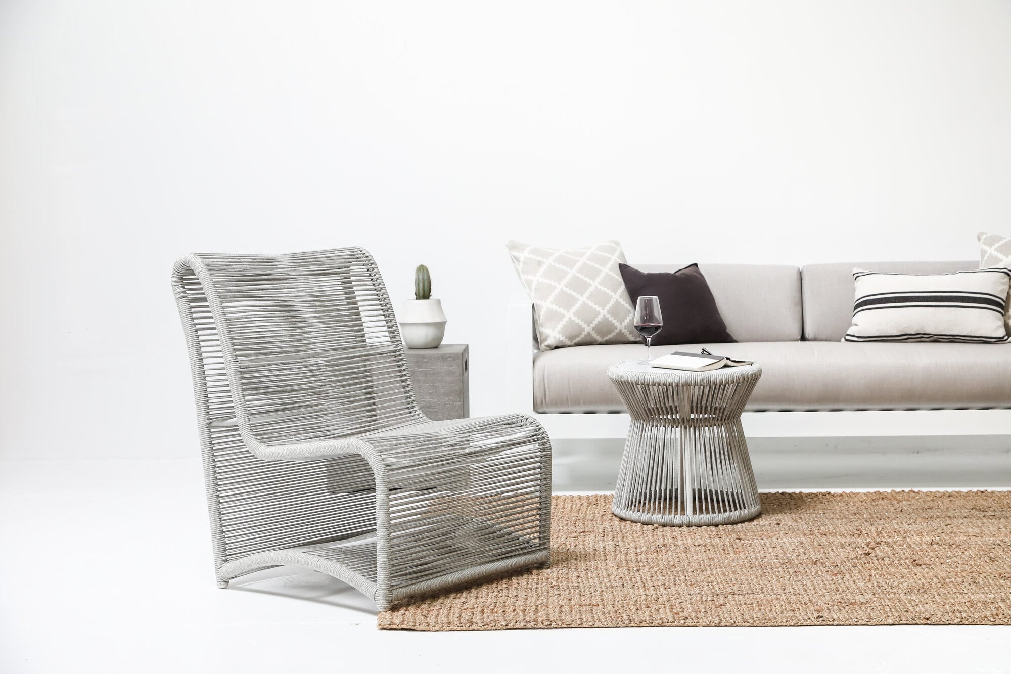 Miami Armless Club Chair