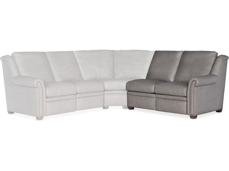 Bradington Young Robinson Right Arm Facing Reclining Loveseat with Power Headrest 206-56