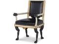 Century Furniture Robert Arm Chair - Aged White, Gold And Noir TS-CCU-3154-6-F1