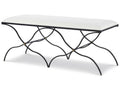 Century Furniture Elisabet Bench - Brass And Iron Knot TS-CCU-3159-17-F1