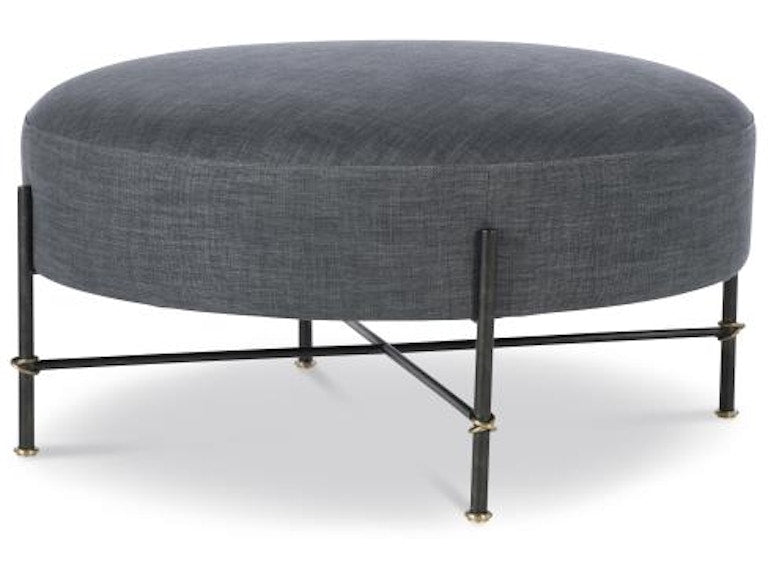 Century Furniture Dominique Round Ottoman TS-CCU-3160-12-F1