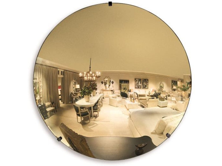 Century Furniture Rive Gauche Convex Mirror - Gold TSA-234-V1