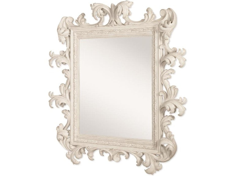 Century Furniture Italian Rococo Mirror - French Painted Blanc TSA-235-V1