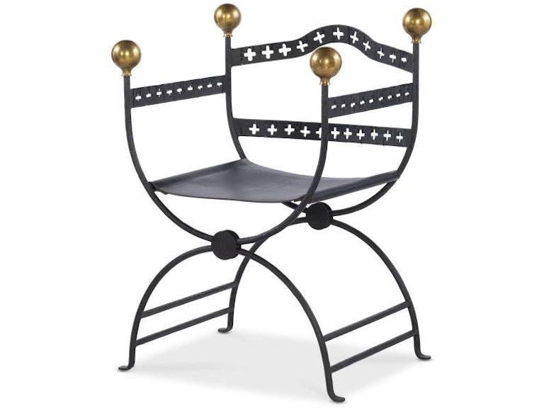 Century Furniture Dante Iron Savonarola Chair TSA-517-V1