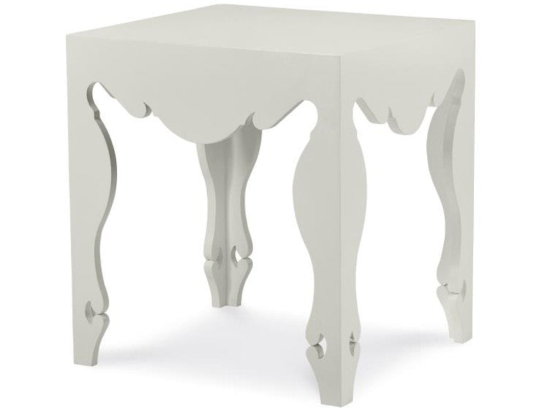 Century Furniture Sven Lamp Table - French White Plaster TSA-625-V1