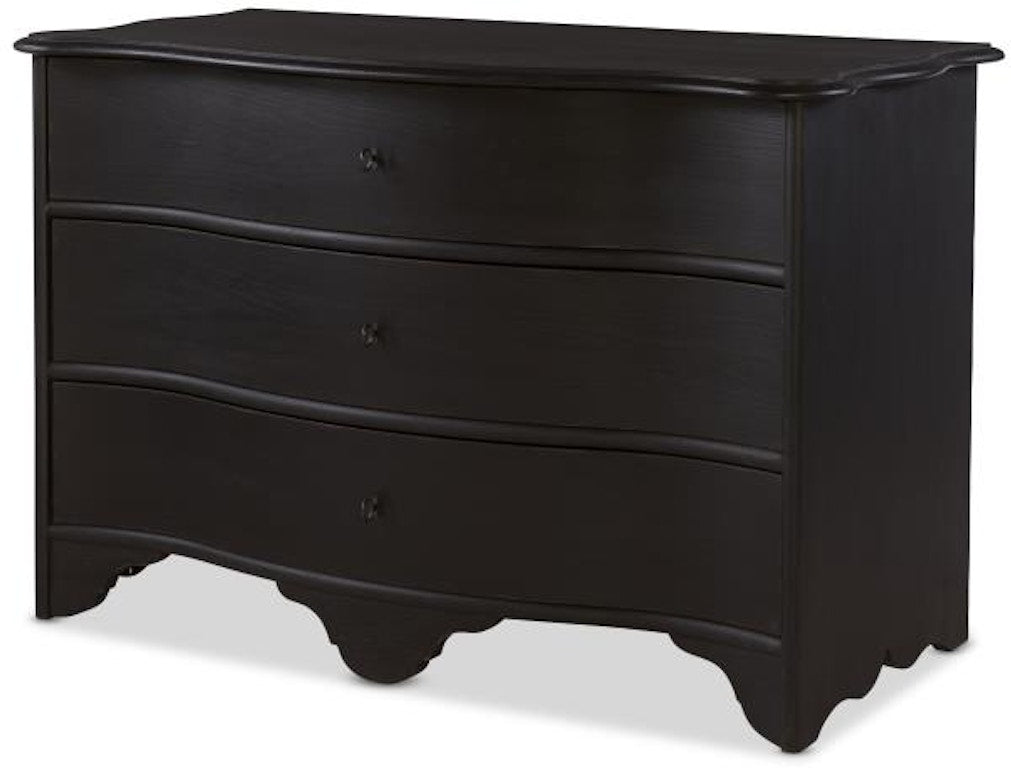 Century Furniture Le Maurice Three Drawer Chest - Swedish Matte Noir TSA-703-V1