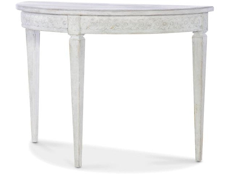 Century Furniture Petite Lutetia Console Table - Swedish Rubbed White TSA-723-V1