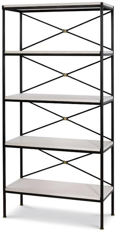 Century Furniture Grand Montmartre Etagere - Iron And Brass Knot TSA-771-V1