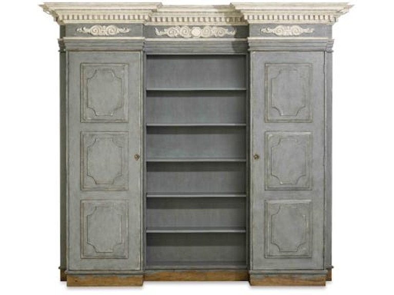 Century Furniture Grande Fountainebleau Bibliotheque - Swedish Aged Slate TSA-775-V1