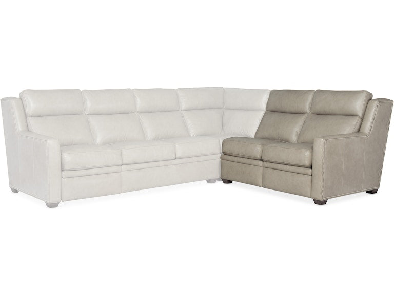 Bradington Young Revelin Right Arm Facing Reclining Loveseat with Power Headrest - Two Piece Back 203-56-2