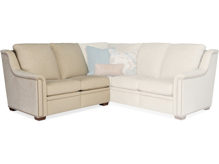 Bradington Young Raiden Left Arm Facing Reclining Loveseat with Power Headrest 204-55