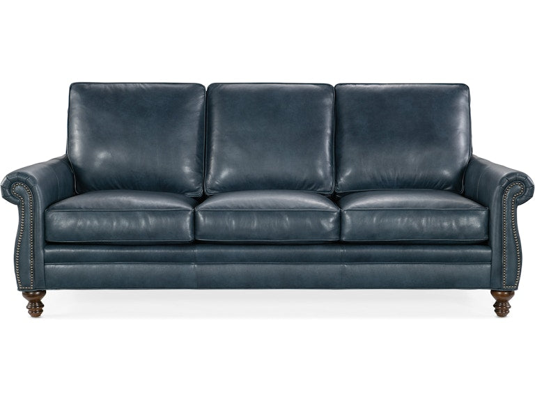 Bradington Young Reddish Stationary Sofa 579-95