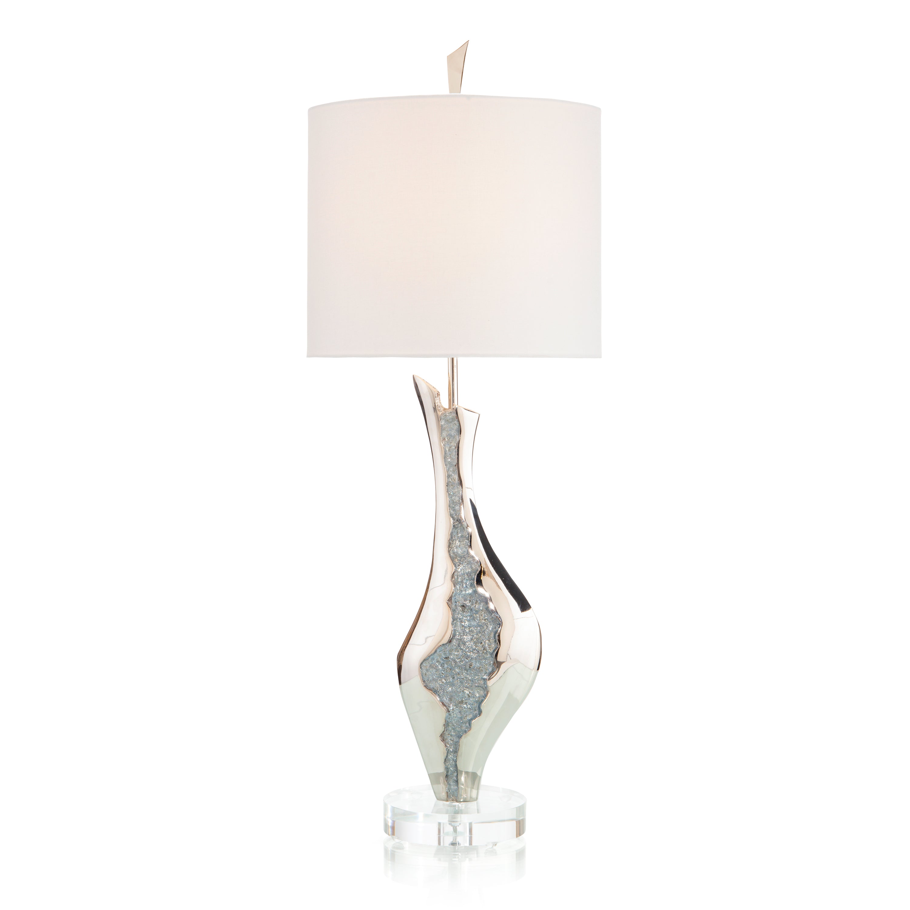 Glass Geode Table Lamp | John-Richard - JRL-10533