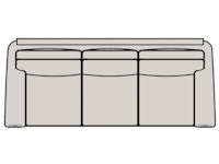 Bradington Young Hanley Large Sofa 223-96