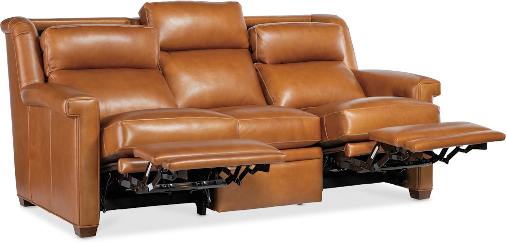 Bradington Young Oaklee Reclining Sofa with Power Headrest 990-90