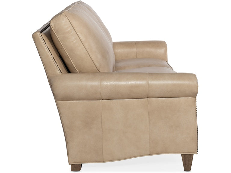 Bradington Young Reddish Stationary Sofa 579-95
