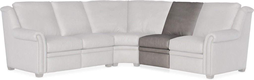 Bradington Young Robinson Armless Reclining Chair with Power Headrest 206-33