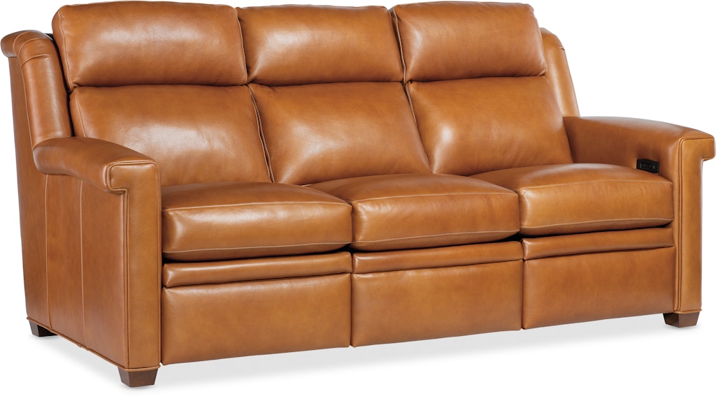 Bradington Young Oaklee Reclining Sofa with Power Headrest 990-90