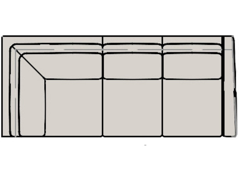 Bradington Young Melville Right Arm Facing Corner Return Sofa 871-94