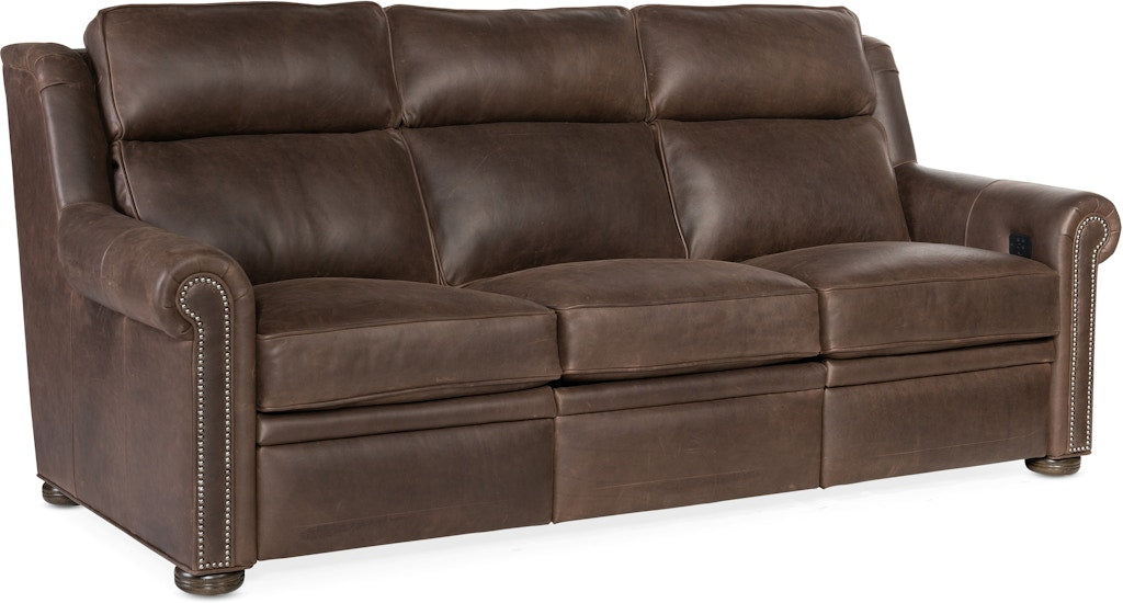 Bradington Young Reece Reclining Sofa with Power Headrest - Two Piece Back 202-90-2