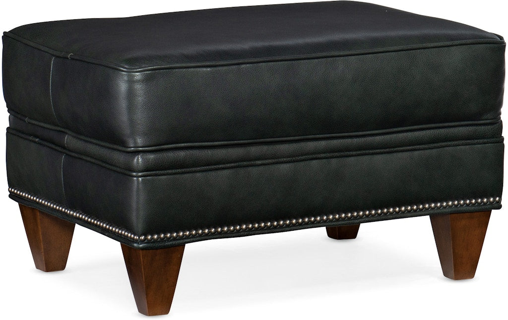 Bradington Young Reddish Ottoman 579-OT