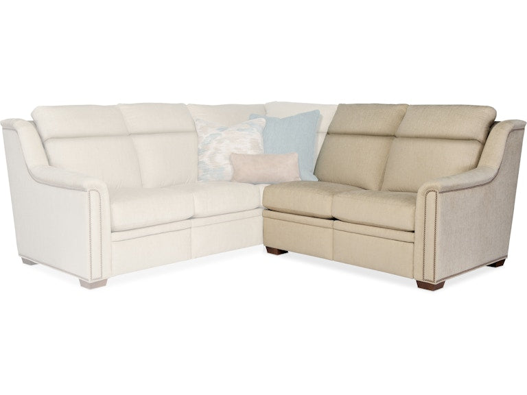 Bradington Young Raiden Right Arm Facing Reclining Loveseat with Power Headrest - Two Piece Back 204-56-2
