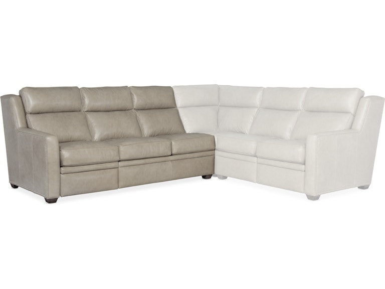 Bradington Young Revelin Left Arm Facing Reclining Sofa with Power Headrest - Two Piece Back 203-61-2