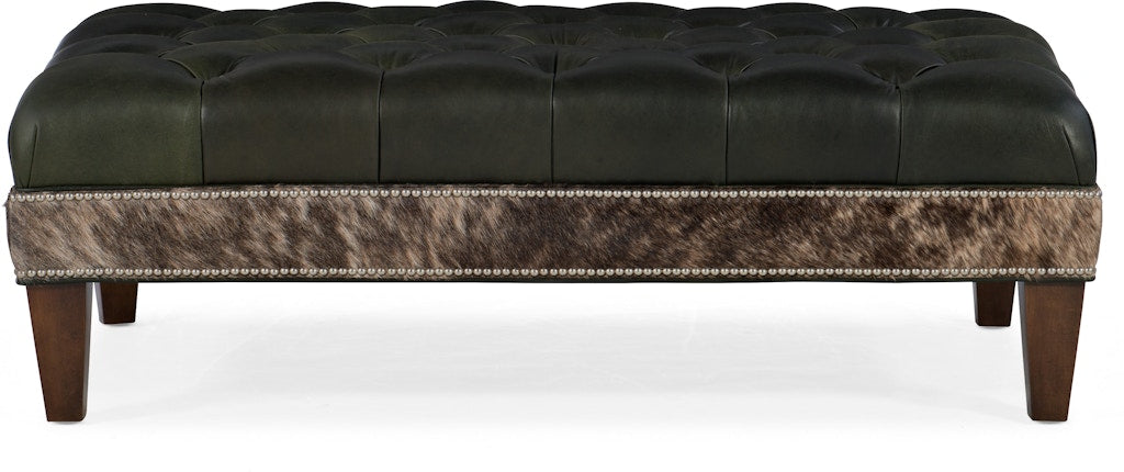 Bradington Young XL Rects Tufted Rectangle Ottoman 807-REC