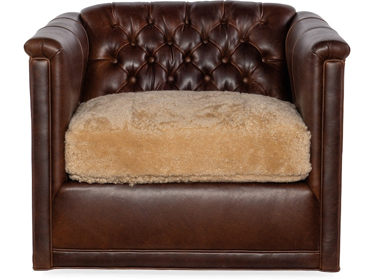 Bradington Young Jaden Swivel Tufted Chair 517-25SW